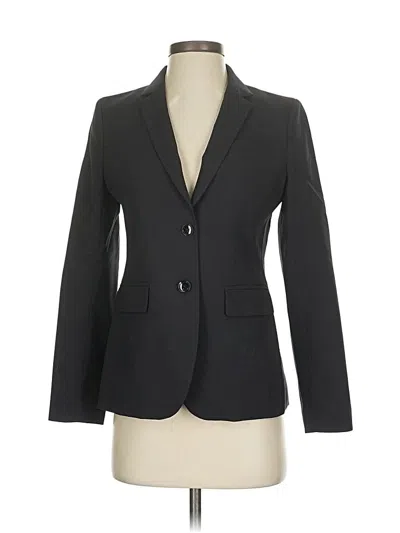 Pre-owned Banana Republic Wool Blazer Jacket In Black