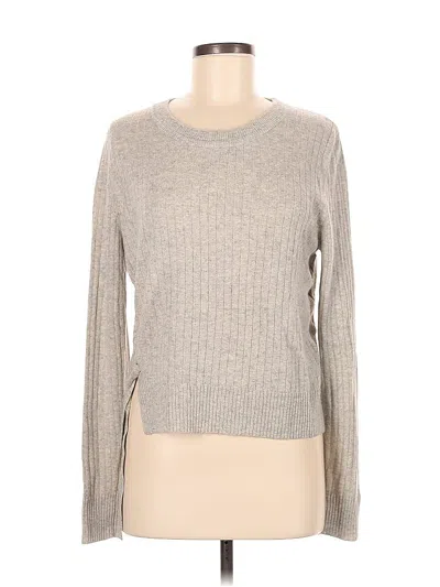 Pre-owned 27 Miles Silk Pullover Sweater In Gray