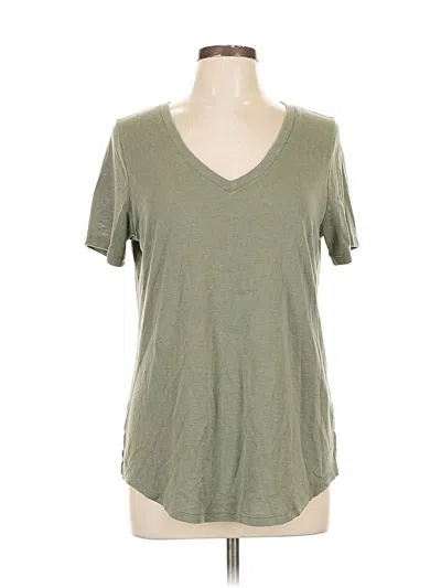 Pre-owned Athleta Short Sleeve T-shirt In Green