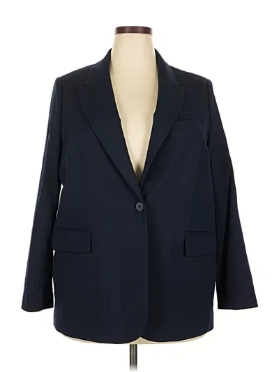Pre-owned M&s Collection Blazer Jacket In Blue