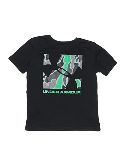 Pre-owned Under Armour Kids' Short Sleeve T-shirt In Black