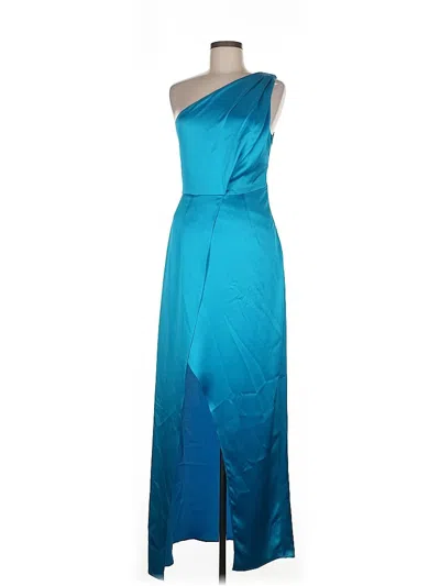 Pre-owned Zac Zac Posen Cocktail Dress In Blue