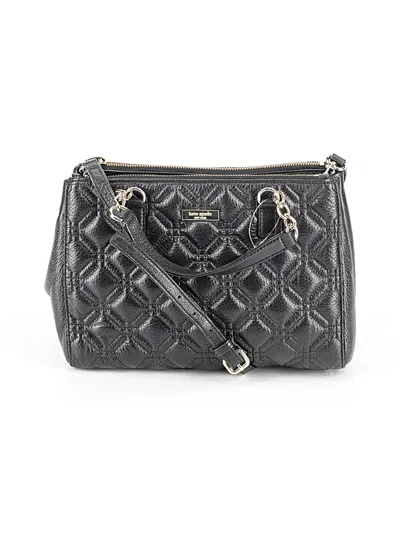 Pre-owned Kate Spade New York Leather Satchel In Black
