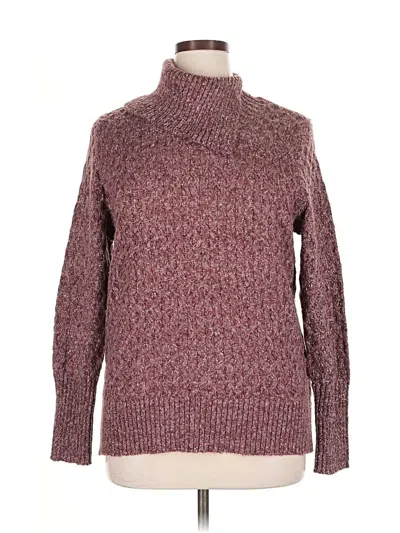 Pre-owned Retrology Turtleneck Sweater In Burgundy