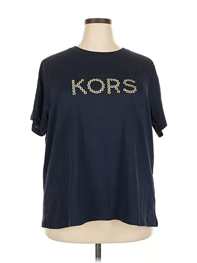 Michael Michael Kors Short Sleeve T-shirt In Blue