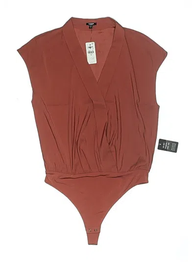 Pre-owned Express Bodysuit In Brown