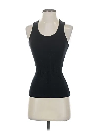 Pre-owned Wilfred Free Tank Top Black Halter Neckline Tops