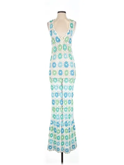 Pre-owned Show Me Your Mumu Cocktail Dress In Blue