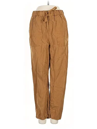 Pre-owned Zara Cargo Pants In Brown