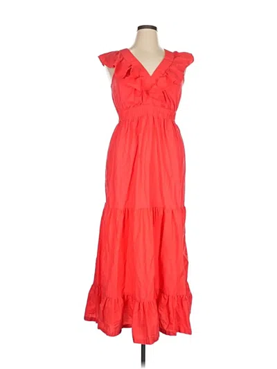 Pre-owned Japna Casual Dress In Red