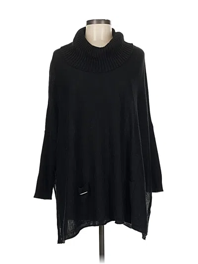 Pre-owned Mer Sea & Co Turtleneck Sweater In Black