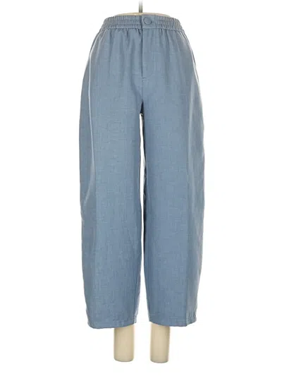 Pre-owned Zara Casual Pants In Blue