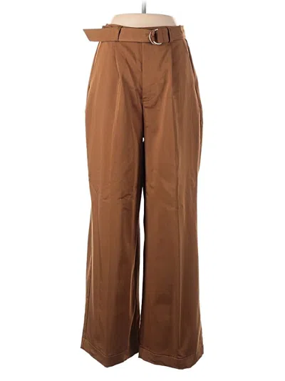 Pre-owned 7 For All Mankind Dress Pants In Brown
