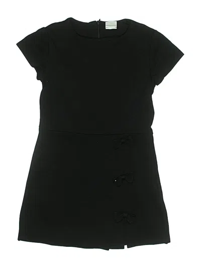 Pre-owned Zara Kids' Dress In Black