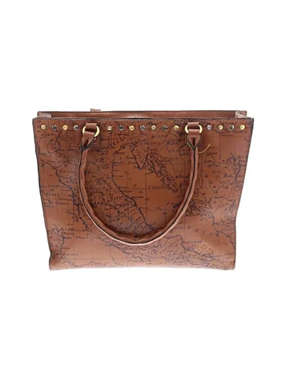 Pre-owned Patricia Nash Leather Tote Bag In Brown