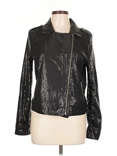 Pre-owned Dkny Jeans Jacket In Black