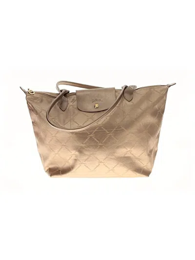 Pre-owned Longchamp Tote Bag In Gold