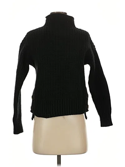 Pre-owned Madewell Turtleneck Sweater In Black
