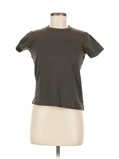 Pre-owned Uniqlo U Short Sleeve T-shirt In Gray