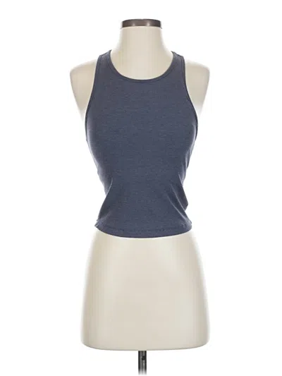 Pre-owned Vuori Tank Top Gray Halter Neckline Tops
