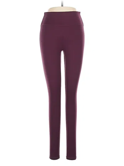 Pre-owned Motion 365 Made By Fabletics Active Pants In Burgundy