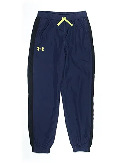 Pre-owned Under Armour Kids' Track Pants In Blue