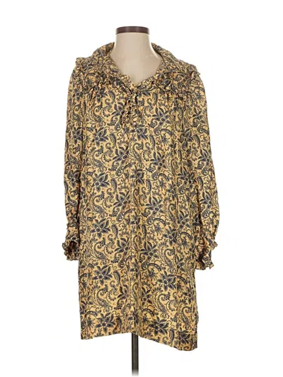Pre-owned Sandro Casual Dress In Gold