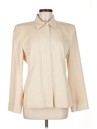 Pre-owned Polo Ralph Lauren Long Sleeve Blouse In White