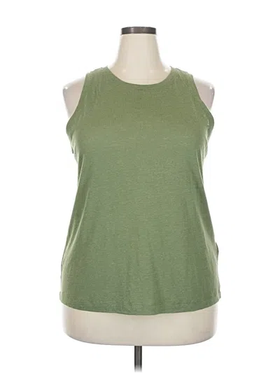 Pre-owned On 34th Sleeveless T-shirt In Green