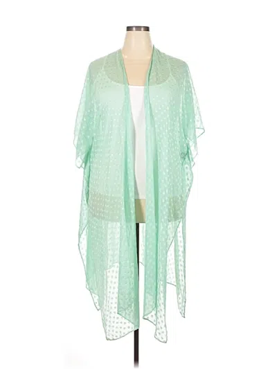 Pre-owned Torrid Kimono In Green