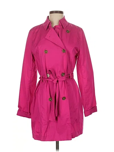 Pre-owned Michael Michael Kors 3/4 Sleeve Top Pink Cowl Neck Tops