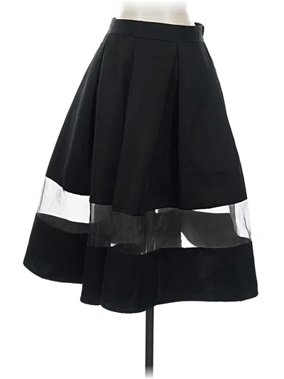 Pre-owned Express Formal Skirt In Black