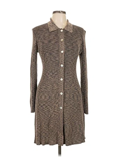 Pre-owned Rails Casual Dress In Brown
