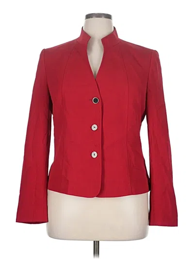 Pre-owned Tahari By Asl Blazer Jacket In Red