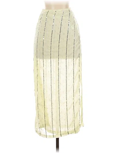 Zara Casual Skirt In White