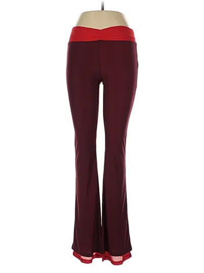 Pre-owned Simon Miller Active Pants In Burgundy