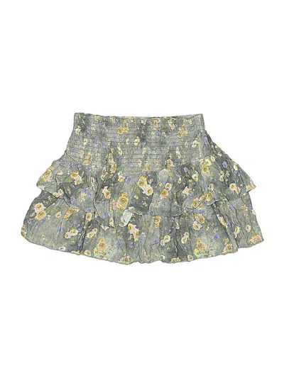 Pre-owned Zara Kids' Skirt In Green