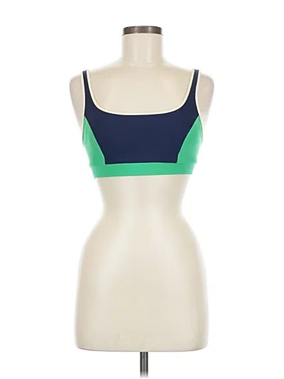 Pre-owned The Upside Tank Top Green Strapless Neckline Tops