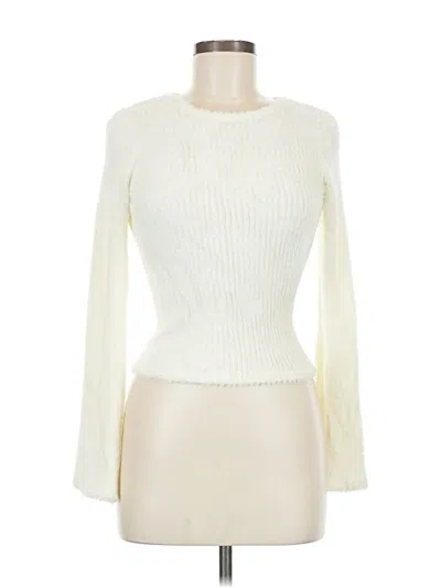 Pre-owned Almost Famous Pullover Sweater In White