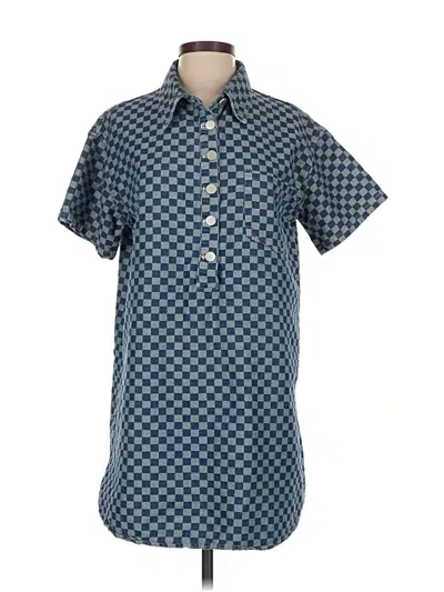 Pre-owned Assorted Brands Casual Dress In Blue