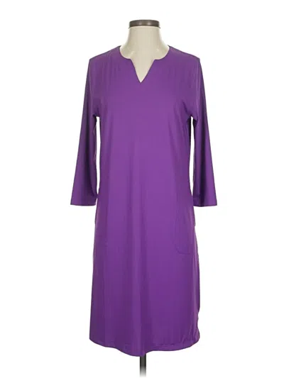 Pre-owned Assorted Brands Casual Dress In Purple