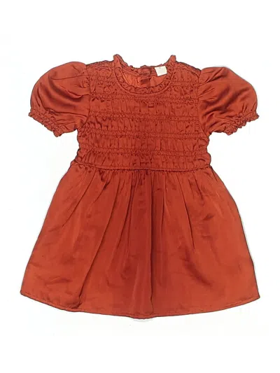 Pre-owned Baby Gap Kids' Dress In Orange
