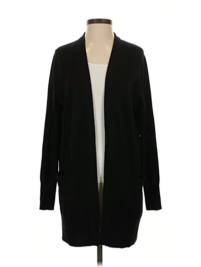 Pre-owned Nordstrom Cardigan Sweater In Black