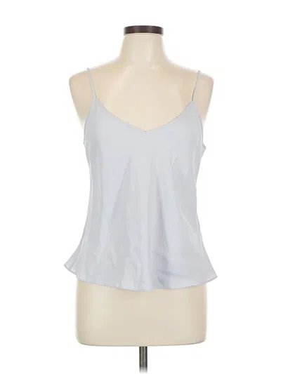 Pre-owned Coach Tank Top Silver Halter Neckline Tops