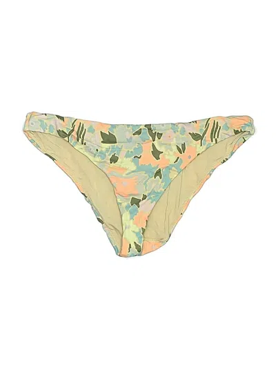 Pre-owned Rvca Swimsuit Bottoms In Gold