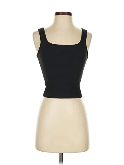 Pre-owned Abercrombie & Fitch Tank Top Black Strapless Neckline Tops