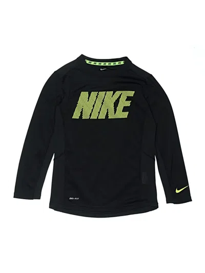 Pre-owned Nike Kids' Long Sleeve T-shirt In Black