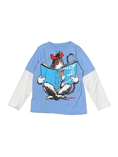 Pre-owned Dr. Seuss Kids' Long Sleeve T-shirt In Blue