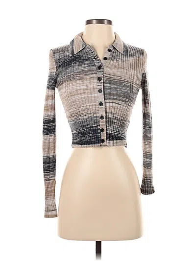 Pre-owned Forever 21 Cardigan Sweater In Gray