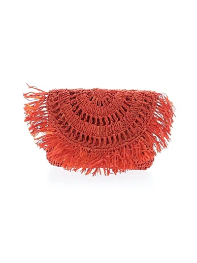 Pre-owned Mar Y Sol Clutch In Orange